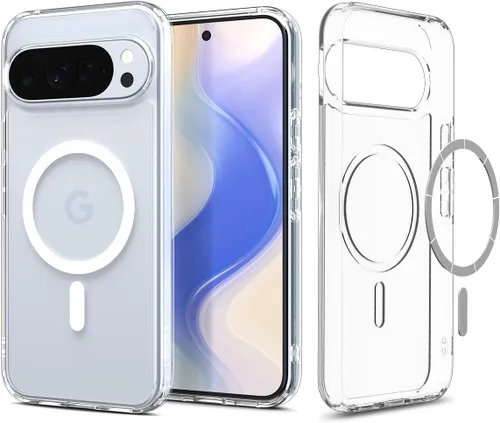 Miniatura 8 de Spigen Funda para Pixel 9a, Ultra Hybrid MagFit (2025) [Compatible con accesorios MagSafe] [Anti-amarillamiento] - Transparente