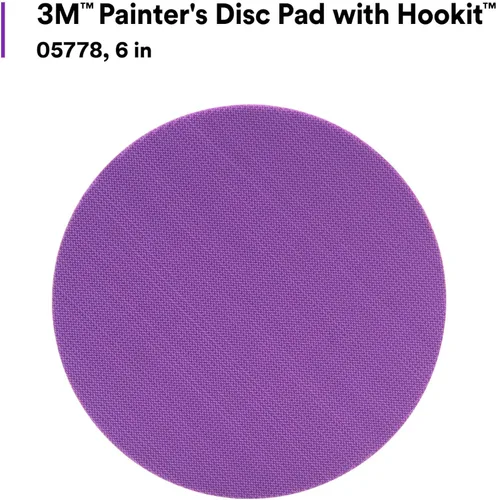 Miniatura 3 de 3M Painter's - Almohadilla de disco con Hookit 05778, 6 pulgadas, espuma de densidad suave