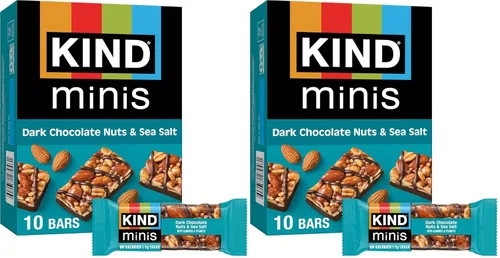 Miniatura 6 de KIND Minis, almendras y sal marina de caramelo, 0.7 onzas (paquete de 10)