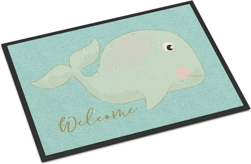 Miniatura 22 de Caroline's Treasures BB8537MAT - Felpudo de delfín bajo el agua de 18 x 27 pulgadas, tapete para puerta delantera interior y exterior, para entrada