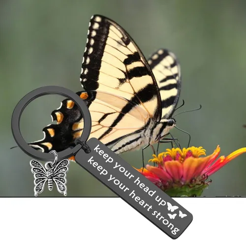 Miniatura 3 de ENSIANTH - Llavero con diseño de mariposa para regalo