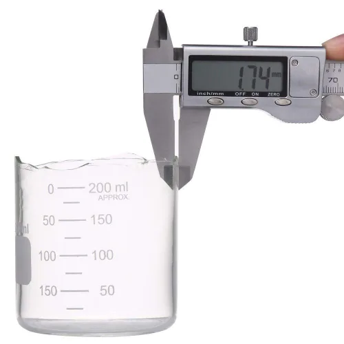 Miniatura 9 de 7 unids PTFE agitador magnético mezclador agitador barra de agitación Spinbar agitando vidrio graduado medición baja forma vaso vaso conjunto 1.7 fl