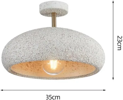 Miniatura 7 de Lámpara de techo retro hecha a mano, decoración de interiores, lámpara de techo moderna para sala de estar, comedor, dormitorio, lámpara colgante