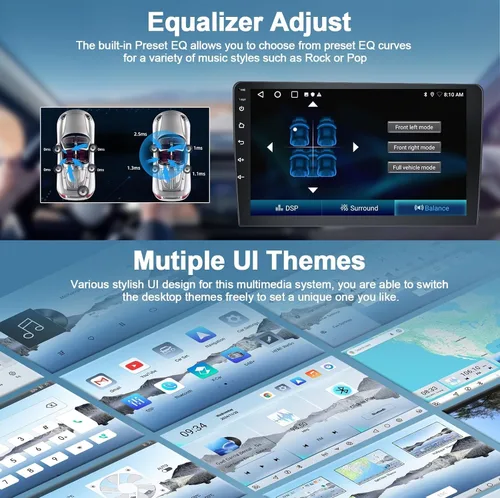 Miniatura 8 de Radio de coche Android 2G+64G para Ford F150 2004-2008 / F250 F350 2006-2010, 7 pulgadas IPS HD pantalla táctil estéreo de coche con CarPlay Andriod