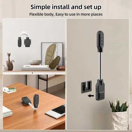 Miniatura 6 de W8 - Mini cámara de seguridad inteligente para el hogar, compatible con WiFi de doble banda de 5 GHz y 2.4 GHz, video FHD de 1920 x 1080, visión
