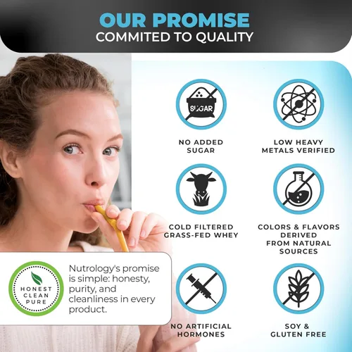 Miniatura 6 de Nutrology TRIPACT Proteína en polvo – Batido de reemplazo de comidas 7 en 1 con proteína de suero en polvo alimentado con hierba, guisante, arroz