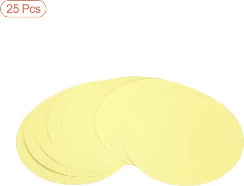 Miniatura 76 de PATIKIL Papel de cartón redondo de 5.9 pulgadas, 25 unidades de círculos de disco en blanco para decoración de fiestas, manualidades, manualidades