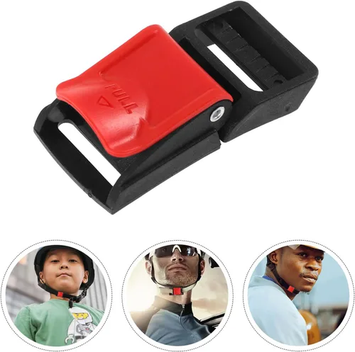 Miniatura 5 de 6pcs Motorcycle Helmet Quick Release Buckle Replacement Plastic Side Release Clips Featuring Reliable Locking Mechanism Easy Attachment and