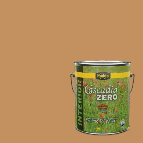 Miniatura 40 de Rodda Paint CASCADIA ZERO - Pintura plana e imprimación para interiores en uno, cuarto de galón, crema de ballet