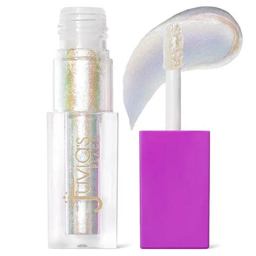 Juvia's Place Culture Duochrome - Sombra de ojos líquida multicolor con purpurina para brillo, maquillaje brillante para ojos, kit de maquillaje con