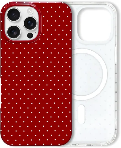 Miniatura 193 de Hython Funda para iPhone Air, diseño estético de lunares lindos, funda simple de 6.5 pulgadas, delgada, antiarañazos, parachoques de TPU suave, a