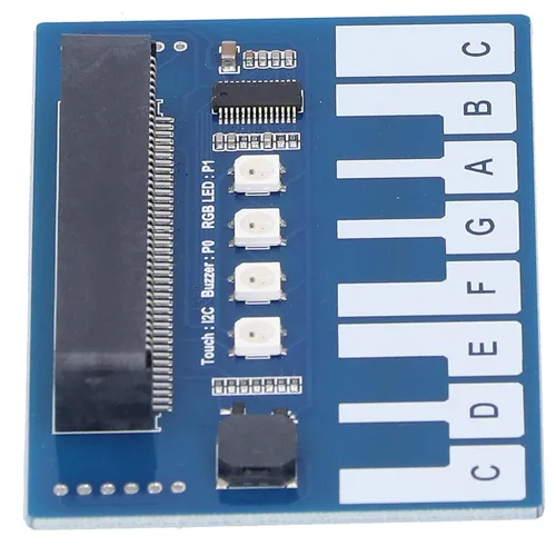 Miniatura 4 de Mini tablero de expansión del módulo de piano, controlador táctil capacitivo TTP229 I2C tablero de desarrollo de interfaz para micro bit