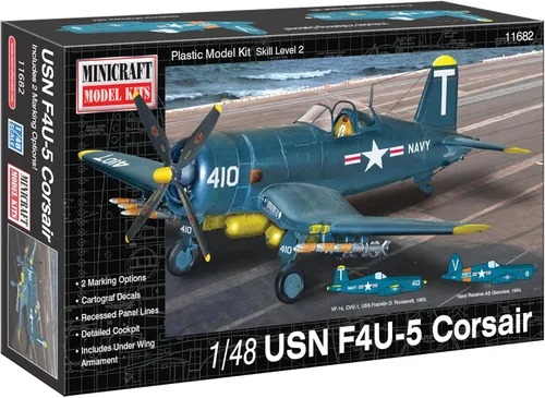 Platz Minicraft Modelos 1:48 Escala USN F4U-5 Corsair Modelo Kit
