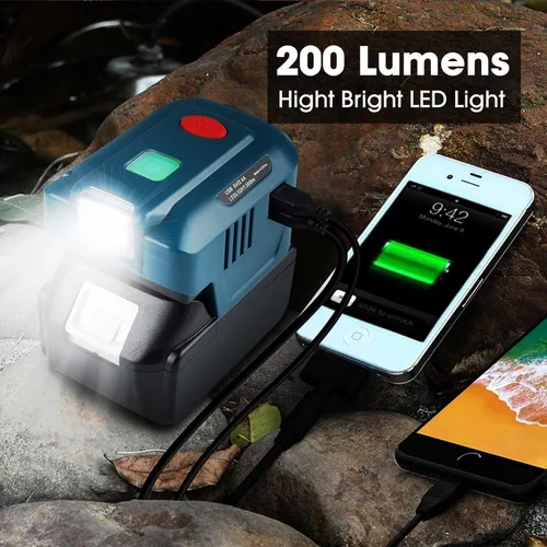 Miniatura 6 de Adaptador de cargador de teléfono de 150 W para Makita de 18 V, URUN DC 18 V a CA 120 V, fuente de alimentación inversor superior para Makita