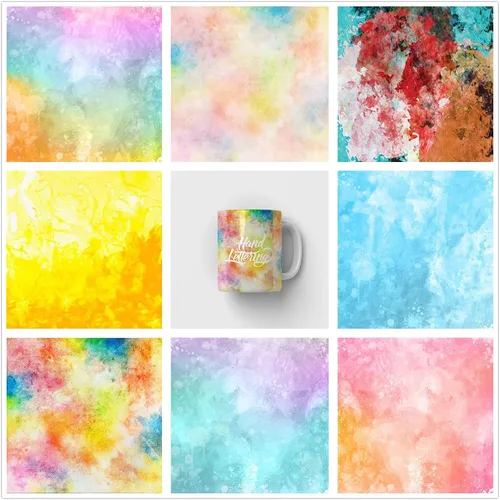 Miniatura 4 de Hojas de transferencia, papel de sublimación de acuarela, papel de transferencia para bricolaje, llavero, camisetas, vasos, tazas, 8 unidades, 12 x