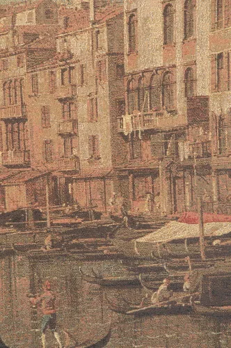 Miniatura 2 de Venezia Venecia Tapiz Europeo - 78 in. x 57 in. Algodón/Viscosa/Poliéster by Canaletto