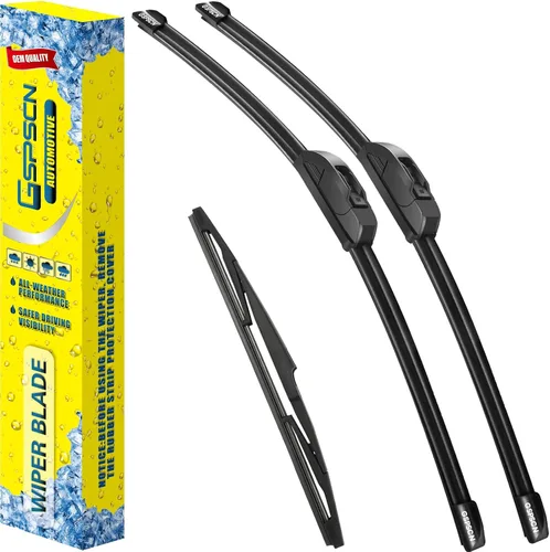 Miniatura 17 de GSPSCN 2 limpiaparabrisas de repuesto para Cooper R55, R56, R57, 2013, 2014, 2015, 19 + 18 pulgadas (juego de 2)