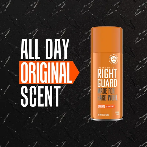 Miniatura 5 de Right Guard Sport Original Scent Desodorante en Aerosol - Desodorante en aerosol de protección sin aluminio para hombres, bloquea el sudor