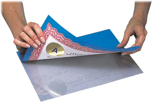 Miniatura 2 de Hojas adhesivas transparentes Cleer Adheer de C-Line, Sin reflejos