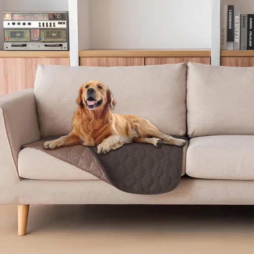 Miniatura 37 de gogobunny Manta 100% Impermeable de Doble Cara para Perros, Cubierta Suave para Cama de Mascotas, Reversible, Protege Muebles, Sillón, Sofá, Coche