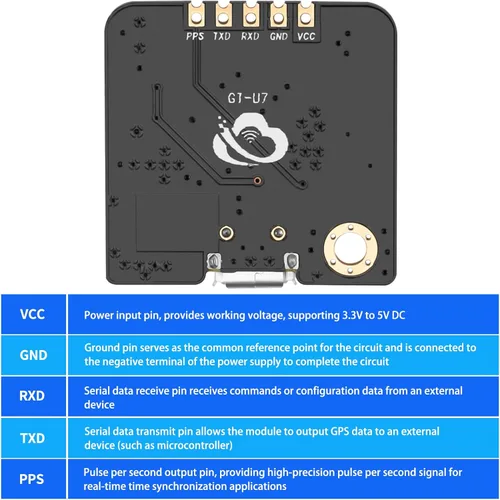 Miniatura 6 de GT-U7 Módulo GPS Navegación Satélite Posicionamiento Receptor GPS Drone Microcontrolador Compatible con NEO-6M 51 Microcontrolador STM32 Arduino UNO