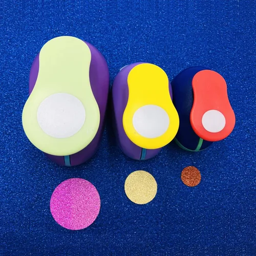 Miniatura 19 de Juego de 3 piezas de arco (5/8 pulgadas + 1 pulgada + 1.5 pulgadas) para manualidades, punzones de papel para manualidades, álbumes de recortes