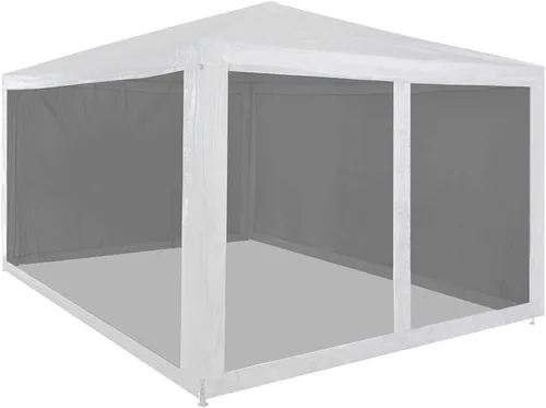Miniatura 26 de vidaXL Gazebo, Tienda de campaña con 4 paredes laterales de malla, toldo de refugio para eventos de fiesta al aire libre, pabellón de glorieta