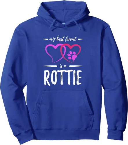 Miniatura 3 de Sudadera con capucha para perro Rottweiler con diseño de Best Friend Rottie