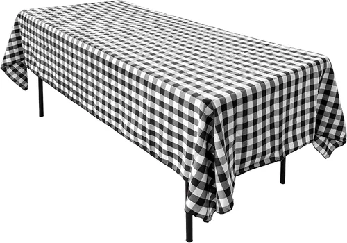 Miniatura 6 de AK TRADING CO. Mantel rectangular de poliéster de 60 x 102 pulgadas, fabricado en Estados Unidos, resistente a las arrugas, ignífugo, duradero