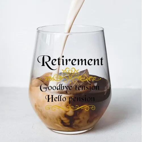 Miniatura 3 de Perfectinsoy Vaso de vino con caja de regalo, regalo de jubilación 2025 para mujeres, compañeras de trabajo, amigas, jefas, enfermeras, regalos
