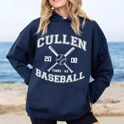 Miniatura 2 de Cullen Baseball Forks WA Shirts Sudaderas de béisbol sudaderas con capucha para mujeres y hombres, camisetas deportivas de equipo, horquillas