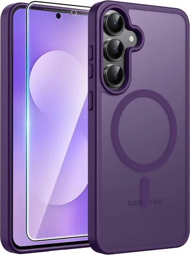 Miniatura 101 de FNTCASE Funda para iPhone 13 Pro: Fundas magnéticas translúcidas mate delgadas con protector de pantalla de vidrio templado