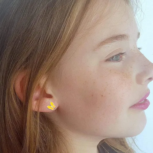 Miniatura 7 de NEWITIN 20 pares40 pares60 pares80 pares de aretes coloridos y lindos aretes hipoalergénicos de acero inoxidable para niñas y mujeres
