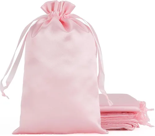 Miniatura 36 de Bolsas de regalo pequeñas de satén negro, 30 unidades de 3 x 4 con cordón, para aula de niños, boda, cumpleaños, graduación, recuerdos de fiesta