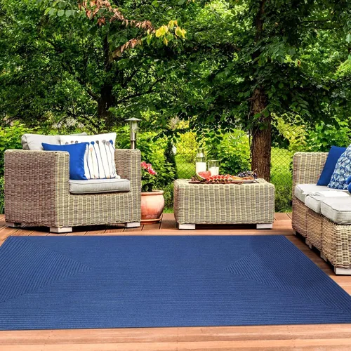 Miniatura 39 de Superior Alfombra de área grande para interiores y exteriores, reversible, trenzada, decoración del piso del hogar para sala de estar, cocina
