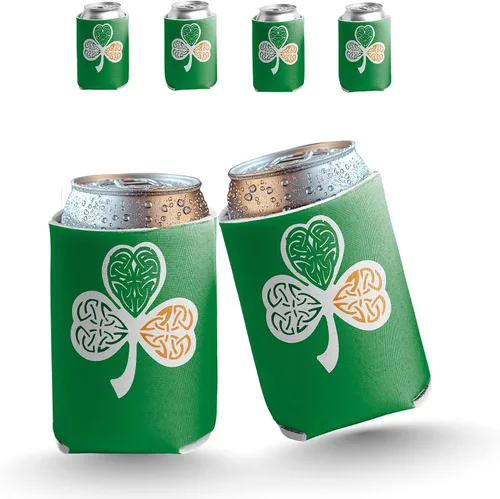 Miniatura 14 de VictoryStore Enfriadores de latas y bebidas, enfriadores de latas del día de San Patricio, enfriadores de latas irlandeses, frases irlandesas, juego