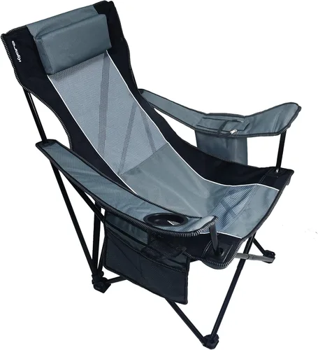 Miniatura 3 de Kijaro Silla plegable para campamento: disfruta del aire libre en esta silla al aire libre con un portavasos integrado y organizador lateral