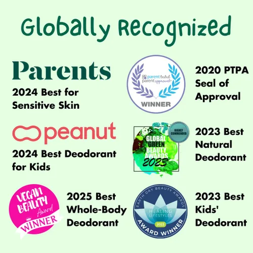Miniatura 7 de MONA Brands KIDS Desodorante para niñas, niños, preadolescentes y adolescentes, seguro para pieles sensibles, sin bicarbonato de sodio, aluminio