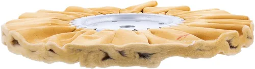 Miniatura 4 de United Pacific & Keystone Polishing 90030 Pulidor de vías respiratorias tratado amarillo de 10 pulgadas – Cenador de 5/8 pulgadas y 1/2 pulgadas