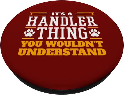 Miniatura 2 de Dog Agility Handler Thing - Dog Agility PopSockets Adhesive PopGrip