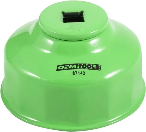 OEMTOOLS 87142 Llave de filtro de aceite de 14 flautas de 2.559 in, removedor de filtro de aceite para automóvil económico, evita el deslizamiento y