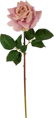 Miniatura 5 de Nearly Natural Flor artificial rosa de 20 pulgadas (juego de 6)