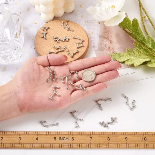 Miniatura 4 de Mega Pet Dijes de doce constelaciones para hacer joyas de bricolaje