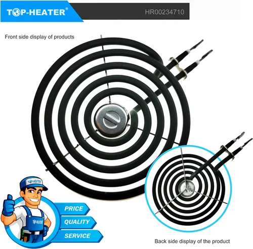 Miniatura 3 de Quemador de estufa eléctrica de 6 pulgadas para estufa GE Hotpoint RCA de 6 pulgadas, quemador eléctrico Match WB30M2, elemento de quemador