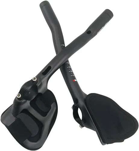 Miniatura 10 de TT Bars Carbon Bike Areo Bars Manillar RXL SL Bullhorn Handlebars Carbon Aero Bars Aero Manillar Negro 3K Brillante 31.8X340mm Triatlón Aero Barras
