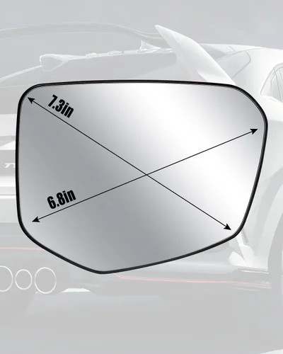 Miniatura 5 de Espejo de pasajero para Honda Civic 2016 2017 2018 2019 2020 2021, Honda Envix 2018-2022, Honda Crider 2019-2022 – Cristal de espejo lateral