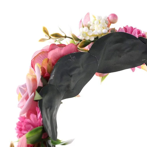 Miniatura 6 de Decoración de baby shower para niñas, tiara ajustable de corona de flores y banda de princesa creciendo, pin de papá, regalos de fiesta rosa