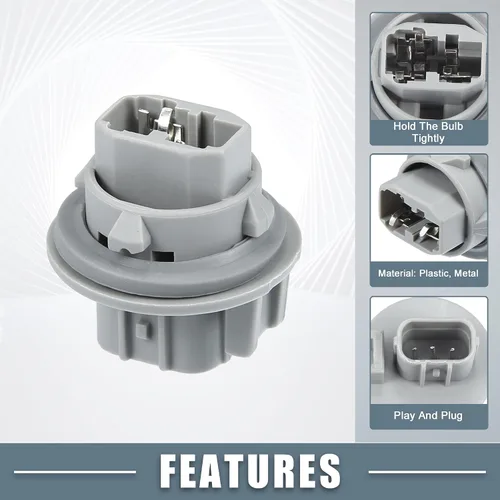Miniatura 3 de Señal de giro 33302S5AA01 bombilla para Acura RDX 2007-2015 plástico gris