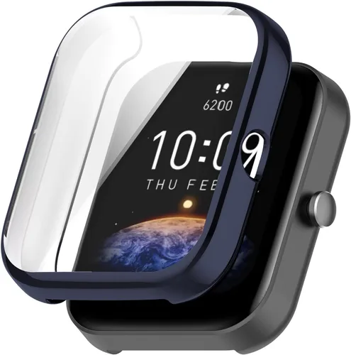 Miniatura 7 de Funda protectora de pantalla compatible con Amazfit Bip 3 Pro, accesorios para reloj inteligente, protección completa contra arañazos, TPU suave