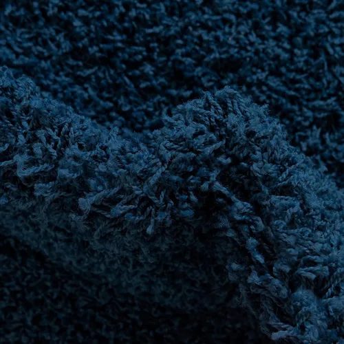 Miniatura 8 de Unique Loom Colección Solid Shag - Alfombra de área (ovalada de 8' x 10', azul zafiro/azul marino)